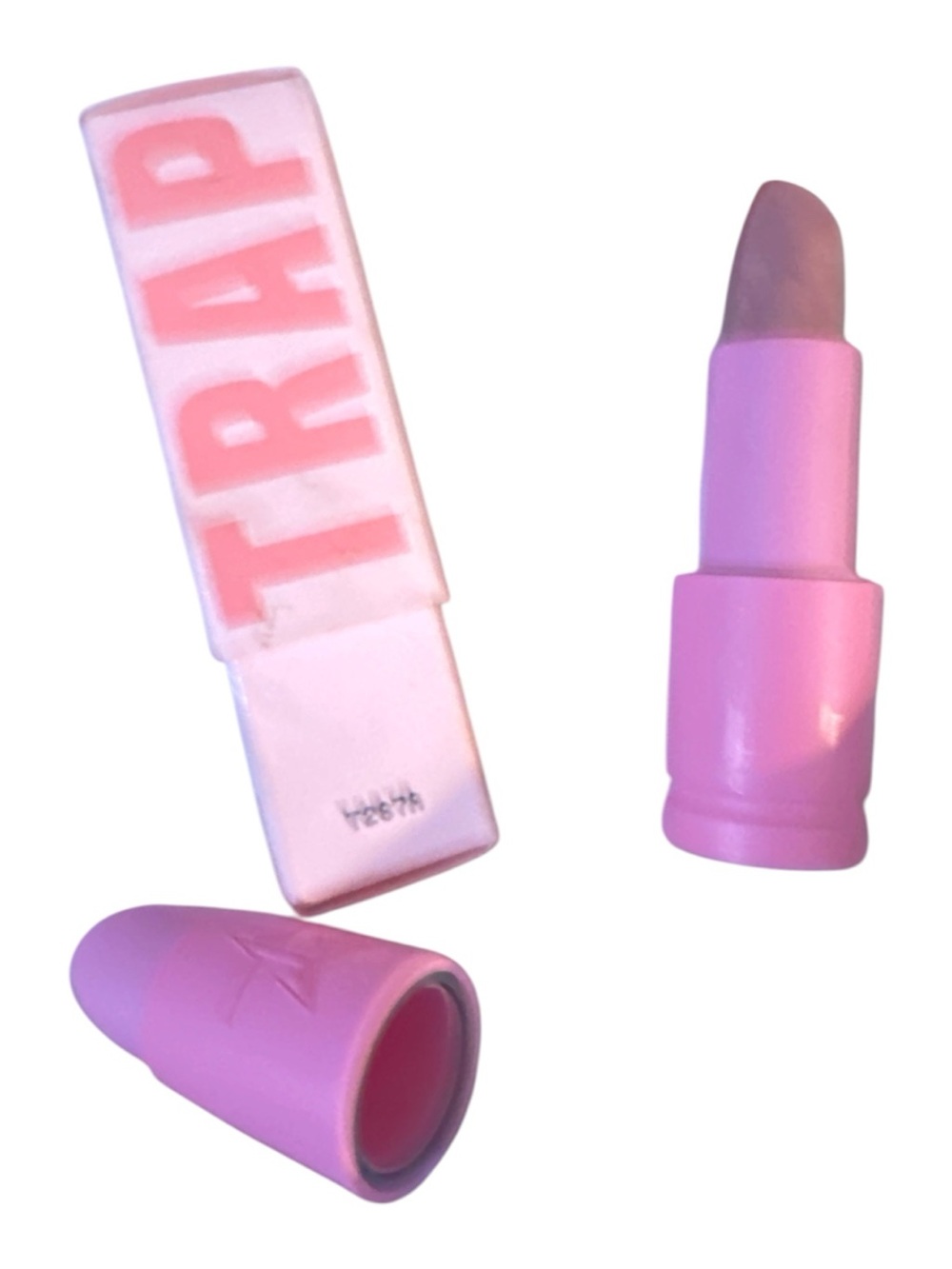 NIB Jeffree Star Pink Lipstick with Matching Pink Case nudest colony
